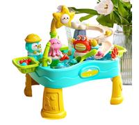 Générique Water Table Playset | Electric Colorful Portable Adjustable | Summer Outside Water Activity Table | for Outdoor Garden, Pool, Beach, Patio, Balcony, Lawn, Grassland
