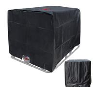 Générique Water Tank Cover - Water Barrel Protective Cover - Dust-Proof Waterproof Sun Protection 210D Oxford Cloth Shield for 1000L Tank Industrial Storage