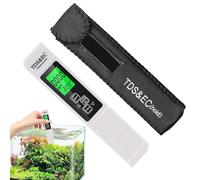 Générique Water Tester - 45g ABSDigital Water Quality Tester | Portable Detection Device for Outdoor Activities Garden Aquarium School Science Experiments Environmental Research Travel Home