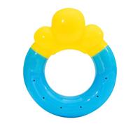 Générique Water Toys for Dogs, Donut Cool Dog Toy, Sturdy Chew-Resistant Material, Floats on Water for Fetch Training, Outdoor Pool Play, 4.61x3.9 inches, Blue Yellow Color, 1 Piece