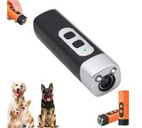 Générique Wateresty Anti Bark, Ultrasonic Dog Deterrent, Humane & Effective Dog Repeller,Barking Deterrent with LED Flashlight, 3 Speed Frequency Conversion (1PCS-Black)