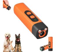 Générique Wateresty Anti Bark, Ultrasonic Dog Deterrent, Humane & Effective Dog Repeller,Barking Deterrent with LED Flashlight, 3 Speed Frequency Conversion (1PCS-Orange)