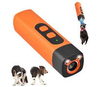 Générique Wateresty Anti Bark,Wateresty Dog Bark Deterrent Device,with LED Flashlight,50ft Range Professional Dogs Training Tool,Correct Dog's Bad Behavior (Orange)
