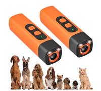 Générique Wateresty Anti Bark, Wateresty Dog Bark Deterrent Device, with LED Flashlight Safe Portable for Indoor Outdoor Use Own Or Neighbor's Dogs, Stubborn Barking Solution (2Pcs)