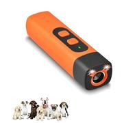 Générique Wateresty Dog Bark Deterrent Device, Wateresty Anti Bark, Double Lights Flashing, Three Speed Frequency Conversion, Safe Portable for Large and Small Dog (Orange)