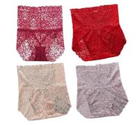 Générique Wateresty Sexy High Waist Pretty Lace Panties, Breathable Tummy Control & Buttock-Lifting Plus Size Shaping Underwear (K,M)