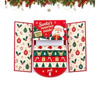 Générique Waterfall Christmas Gift Card Booklet, Diy Christmas Gift Card Book (Type E,1 Pcs)