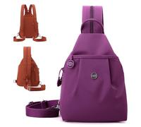 Générique Waterproof 2-Way Commuter Bag, Anti-Theft 3 in 1 Commuter Travel Tote, Large Capacity Oxford Convertible Shoulder Bag (Purple)