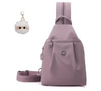 Générique Waterproof 2-Way Commuter Bag, Convertible Backpack Tote Crossbody for Women, Large Capacity Anti-Theft Travel Bag (Pink)