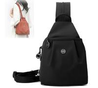 Générique Waterproof 2-Way Commuter Bag, Convertible Travel Bag, Small Backpack Purse for Women, Anti-Theft Travel Tote, Mini Oxford Cloth Travel Daypack for Fitness Commuting Travel (Black)