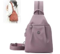 Générique Waterproof 2-Way Commuter Bag, Convertible Travel Bag, Small Backpack Purse for Women, Anti-Theft Travel Tote, Mini Oxford Cloth Travel Daypack for Fitness Commuting Travel (Pink)