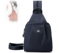 Générique Waterproof 2-Way Commuter Bag, Convertible Travel Bag, Small Backpack Purse for Women, Anti-Theft Travel Tote, Mini Oxford Cloth Travel Daypack for Fitness Commuting Travel (Navy Blue)