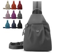 Générique Waterproof 2-Way Commuter Bag, Convertible Travel Bag, Women Anti-Theft Travel Tote, Efficient Storage,Comfortable Carrying (Grey)