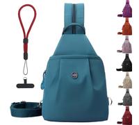 Générique Waterproof 2-Way Commuter Bag, Large Capacity Oxford Convertible Shoulder Travel Bag, Anti-Theft Travel Tote (Sky Blue)