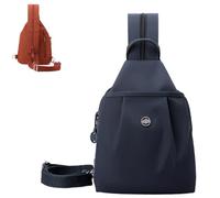 Générique Waterproof 2-Way Commuter Bag, Oxford Large Capacity Two Shoulder, Comfortable Carrying,for Outdoors (Dark Blue)