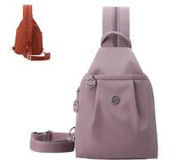 Générique Waterproof 2-Way Commuter Bag, Oxford Large Capacity Two Shoulder, Comfortable Carrying,for Outdoors (Pink)