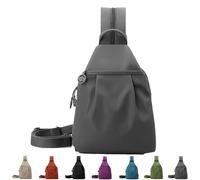 Générique Waterproof 2-Way Commuter Bag, Tote Backpack Convertible Bag, Stylish, Efficient Storage Design, Comfortable Carrying, for Hiking (Gray)