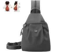 Générique Waterproof 2-Way Commuter Bag, Vovtva Street Lite Chic Versatile Travel Bag, Large Convertible Shoulder Bag (Gray)