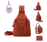 Générique Waterproof 2-Way Commuter Bag, Waterproof Oxford Large Capacity Convertible Shoulder Bag, Anti Theft Crossbody Travel Tote Bag for Fitness, Commuting, Travel (orange)