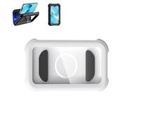 Générique Waterproof 480° Shower Phone Holder - Wall & Bathtub Mount,Adjustable Bathroom Phone Stand with Touch Screen, with Anti-Fog Touch Screen, for Showers Or Bath Use (White)