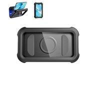Générique Waterproof 480° Shower Phone Holder - Wall & Bathtub Mount,Adjustable Bathroom Phone Stand with Touch Screen, with Anti-Fog Touch Screen, for Showers Or Bath Use (Black)