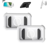 Générique Waterproof 480° Shower Phone Holder - Wall & Bathtub Mount, Adjustable Shower Case, 2-in-1 Waterproof Rotatable Case, Anti Fog Touch Screen, for Showers Bath Use (White*2)