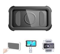 Générique Waterproof 480° Shower Phone Holder - Wall & Bathtub Mount Rotatable Retractable Adjustable, 360° Rotatable and Retractable Design, for Showers Or Bath Use(Black)