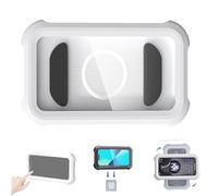 Générique Waterproof 480° Shower Phone Holder - Wall & Bathtub Mount Rotatable Retractable Adjustable, 360° Rotatable and Retractable Design, for Showers Or Bath Use(White)