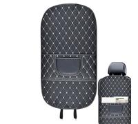 Générique Waterproof Car Seat Back Protector Kick Mats - 2 Pack Heavy Duty Oxford Fabric Seat Back Kick Protector with Organizer Pockets, Anti Dirt Scratch Proof for Kids, Universal Fit All Vehicles