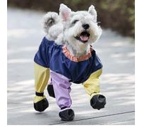 Générique Waterproof Dog Shoes Leggings, Dirty Proof Pet Paws Protector, Anti-Dirty Dogs Pants, Reflective Pet Paw Protector for Dogs Winter Snow Rain Hiking Walking (Large,Mix)