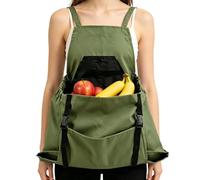 Générique Waterproof Harvest Apron, Portable Gardening Apron, 24 Inches Harvest Aprons with Adjustable Straps, Heavy Duty Canvas Build with Quick Release, Outdoor Accessory for Gardeners Farmers