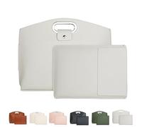 Générique Waterproof Leather 14-16in 2PCS Laptop Bag for Women Handbag, 2PCS Women's Laptop Tote Bag Set for Woman (Gray)