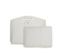 Générique Waterproof Leather 14-16in 2PCS Laptop Bag for Women Handbag, Large Tote Bags, Work Tote Bag Briefcase for Women (Gray)