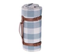 Générique Waterproof Picnic Blanket - 200x150cm Portable PU Leather Strap | Folding Camping Mat Outdoor | for Camping Party Beach Patio Lawn Garden Outdoor Grass Ground