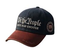 Générique We The People Hat Have Had Enough Baseball Cap, 1776 Star Badge Adjustable Hat for Men Women (A#)