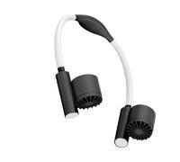 Générique Wearable Fan - Wearable 90 Degree Adjustable 3 Speeds USB Rechargeable, Noiseless Pocket Fan | For Summer Indoor Outdoor Home Office School Travel Commuting Walking