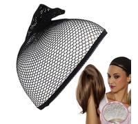 Générique Weaving Hair Net - Mesh Wig Cap Liner | Stretchable and Portable Hairs Weaving Cap Perfect for Adults Women Gift Hair Styling Protection Daily Use, 3.94*3.94*3.94in