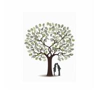 Générique Wedding Guest Book Fingerprint Tree