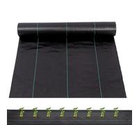Générique Weed Barrier Sheet, Enhanced Tear Resistance, 50x5000cm, Weed Prevention Sheet, Plant Protection Mat, Effective Grass Barrier, for Gardeners Vegetable Flower