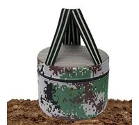 Générique Weeding Chair - 20cm Portable Farm Stool | Phone Pocket | Neat 25x25x20cm Foam & PP | Camouflage Stool Cover With Pocket | Portable Field Workstool Set For Gardening, Tea-Picking