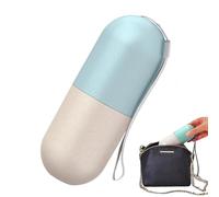 Générique Weekly Pill Organizer, 7 Day Container, Compact Size for Storage, Waterproof Airtight Feature, Travel Utility Category, Organizer for Fish Oil Supplements Medication Purse Daily Use