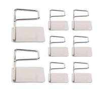 Générique Weight Scale Storage Rack - 8 Pieces Wall-Mounted Adhesive Holder | Vertical Bathroom Organizer Bracket | Compact Space-Saving Rack For Home, Kitchen, Apartment, Dorm, Bathroom, Shower