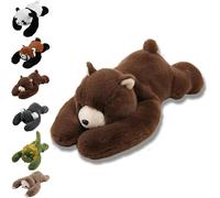 Générique Weighted Stuffed Animal, Weighted Plush Animal Toy for Kids & Adults, Soft Plush Huggable Pillow for Stress & Comfort, Soft Weighted Stuffed Hugging Toy Kids & Adults (M,Bear)