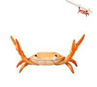Générique Weightlifting Crab Pen Holder, Desktop Organizer with Pen & Pencil Stand, Creative Office Desk Decor Storage Rack for Home, School, Workspace