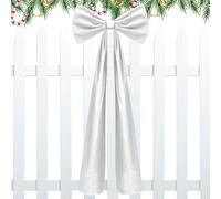 Générique Weihnachtsbaumschleifen - großer Samt | Heimdekoration, Ornament für Baumspitze, Partys, drinnen und draußen, Kamintür, Girlande, Garten, Wohnzimmer, Urlaub, Festliche Dekoration