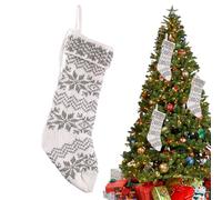 Générique Weihnachtsstrümpfe | Festliche Geschenktüten zum Aufhängen | Traditionelle Strick-Geschenktüten | Für Winterfeste, Schlafzimmer, Büro, Studentenwohnheim, Hotel, Apartment und Reisen