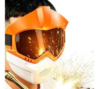 Générique Welding Face Shield- Auto Shade Filter, Protect Eyes Arc | Auto | Protective Face Shield Welding Face Shield Adjustab Automotive Construction Metal Production Torch Soldering Brazing Grinding