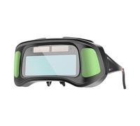 Générique Welding Glasses, Solar Powered Anti-Glare Soldering Cutting | Welder Glasses Auto Darkening for Cutting Grinding Finishing Industrial Construction Repair Manufacturing Metalworking