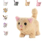 Générique WellnessAura - My Realistic Cat Toys - Bring Endless Joy and Warmth, That Acts Like a Real Cat, Can Walk, Wag Its Head and Tail, Meow, and Does Not Shed Easily (A)