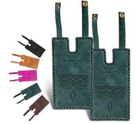 Générique Western Boot Wallet with Snap Strap | Boot Wallet Women and Men | Vintage Cowboy Design for Men and Women | for Daily & Outdoor Use (Green,2pcs)